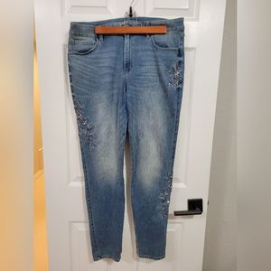 Silver Gorgeous embellished jeans
